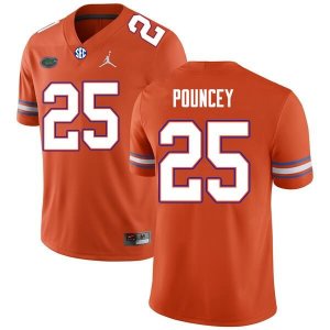 Men's Florida Gators #25 Ethan Pouncey NCAA Nike Orange Authentic Stitched College Football Jersey SFD4362CT